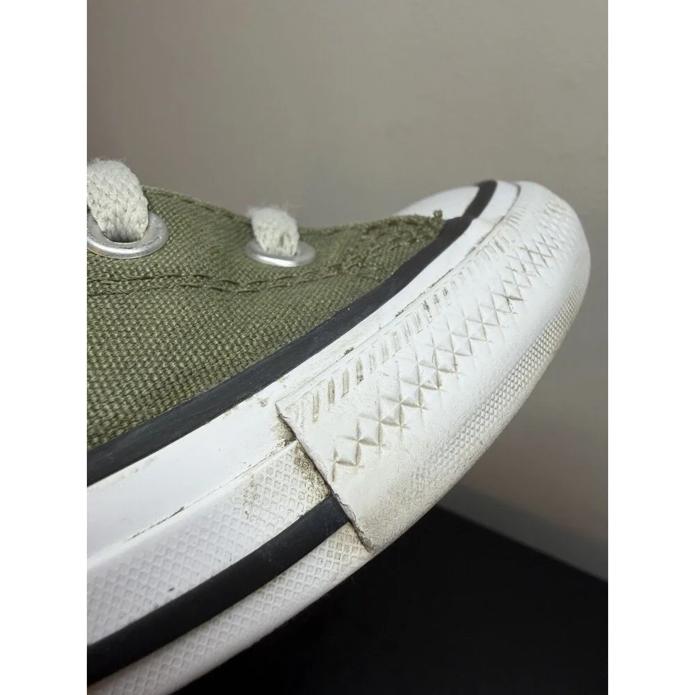 Converse CTAS Street Snake Lined Little Kids Mid Sneakers Green A02461F Sz 2